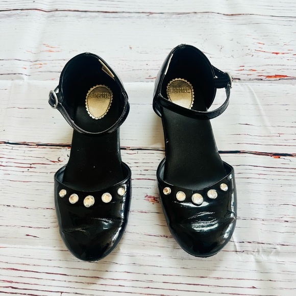 Girls Gymboree black shiny dress shoes! Size 2 - Picture 4 of 6